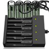 Skywolfeye 4-Slot Smart 18650 Battery Charger,3.7 Volt Universal Battery Charger