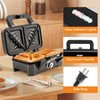 CHEFJOY 3 in 1 Sandwich Maker, 1082W Waffle Maker with