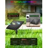 ZYAN Solar Color Changing Outdoor Spotlights with Remote, IP65 Waterproof