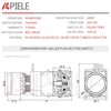 APIELE 22mm Momentary Push Button Switch Plastic Body Metal Head