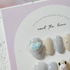 Winter Puppy Knit Handmade Nail Tip - Stiletto / 윈터