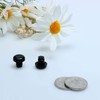 sourcingmap 12pcs 8mm Black Stem Bumpers Glide, Patio Outdoor Furniture