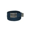 CTM® - Cinturón de tela para hombre con hebilla abatible