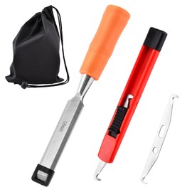 Loyanger Golf Grip Tape Remover Tool Kit – Quick & Easy Stripper for Graphite/Steel Shafts, Golf Grip Repair Hook Knife, GOL-f Club Handle Cleaner, RegrippingTool for Men & Women(Color:As Shown)