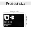 Tabanzhe RFID Blocking Card 6PCS Credit Card Protector Anti-Theft Debit