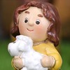 Colorful Nativity Scene Figurine Set Cute Animals Rugged Lightweight Reliable