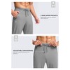 Men's 30"/32"/34"/36" Inseam Tall Sweatpants with Zipper Pockets Stretch Long