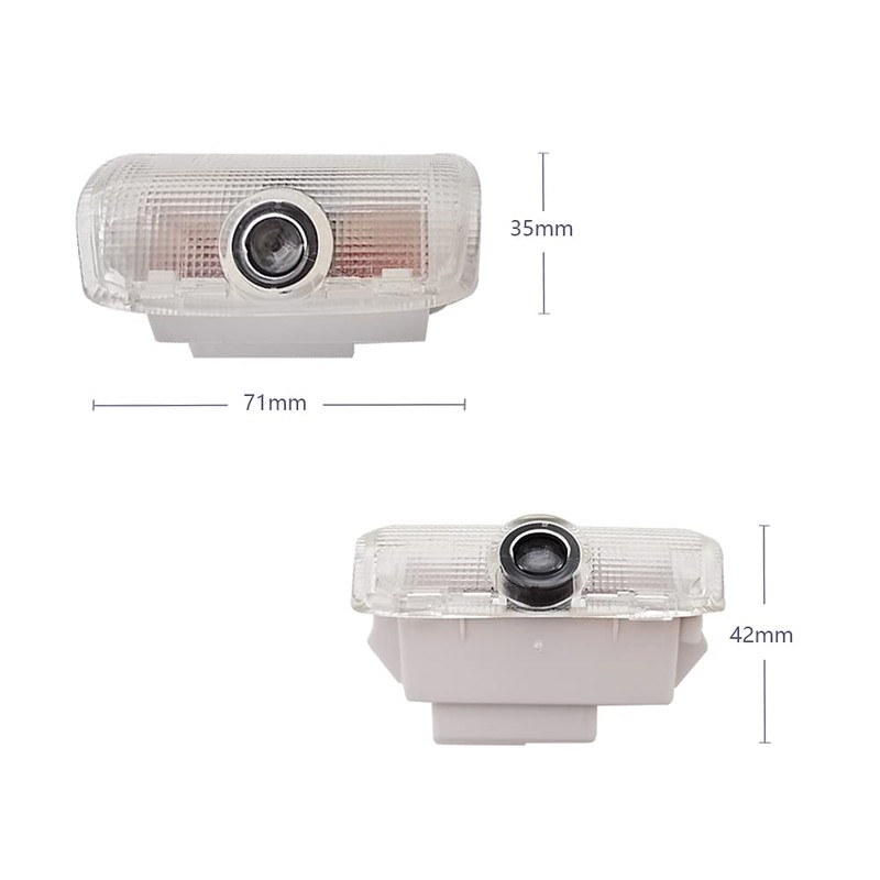 BuJinZeTui 2PCS LED Car Door Logo Lights Projector Compatible with
