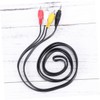 MERRYHAPY Stereo to 3 Audio Adapter Cable 3.5mm Av Cable