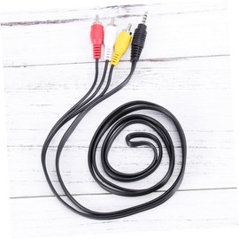 MERRYHAPY Stereo to 3 Audio Adapter Cable 3.5mm Av Cable for Camcorders Tvs and Speakers