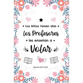 Agenda Maestra 2023/2024: Regalo para profe y maestras | planificador y organizador semanal y mensual | una semana en dos páginas | agosto 2023 a julio 2024 | regalo maestra infantil | a5 | 12 meses