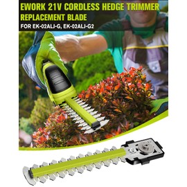 EWORK Hedge Trimmer Blade Replacement for EK-02ALJ-G, EK-02ALJ-G2, 8.7" Long Hedge Trimmer Blade