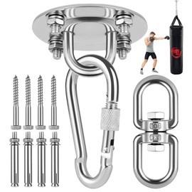 Heavy-Duty 450 kg Capacity Ceiling Hook for Sensory Swings: Premium Stainless Steel, 360° Rotation, and Safety Guaranteed