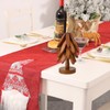 4 Wooden Hot Food Coasters with 1 Stand, Table Insulation