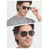 Epavouos Polarised Sunglasses Ultralight Metal Material UV400 Aviator Glasses Style,