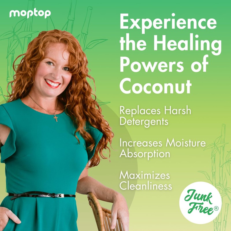 MopTop Gentle Shampoo – Every Day Curly Hair Shampoo, Improves