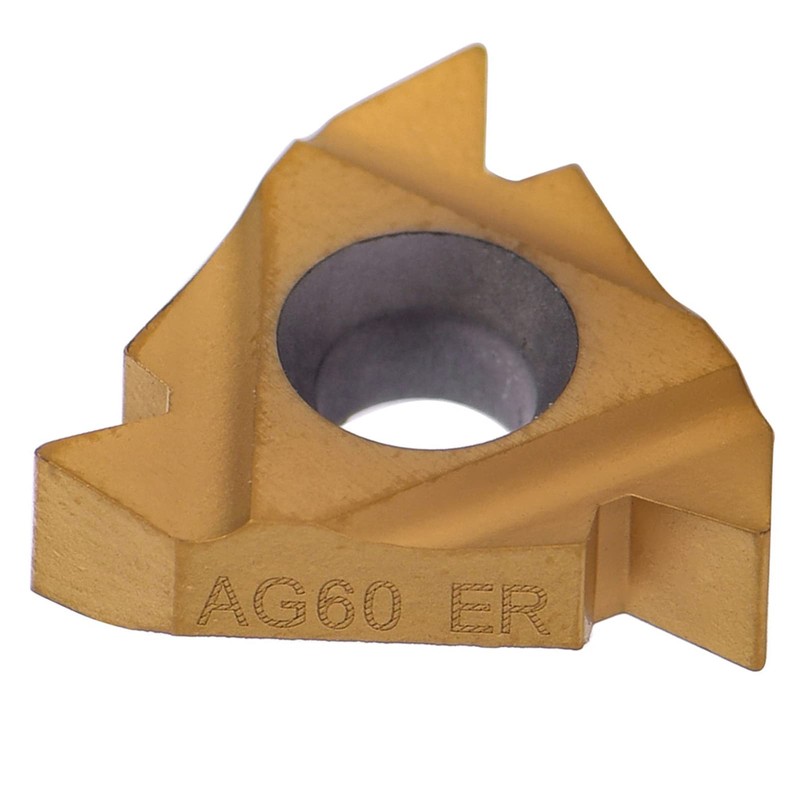 10pcs CNC Carbide Tips Inserts, 16ER Threading Insert Lathe Milling