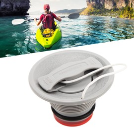 Leapiture 2 Pieces Kayak Boat Air Valve Inflatable Gas Plug Replacement 8 Teeth with Cover Rope for Dinghy, Raft, Canoe