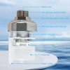 Pack of 2 Float Valves 1/2 Inch, Stainless Steel Floating