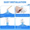 DALQUIS 4 Pack Water Jug Dispenser Valves, Reusable Water Jug