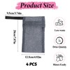 4 Pcs Exfoliating Soap Bag, Soap Scrubber Pouch, Double Layer