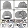 CWENDANER Mens Baseball Caps Trucker Classic Color Blocking Snapback Cap,