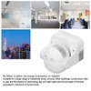 Motion Sensor Detector Switch Waterproof Intelligent Radiationless ABS Housing Infrared