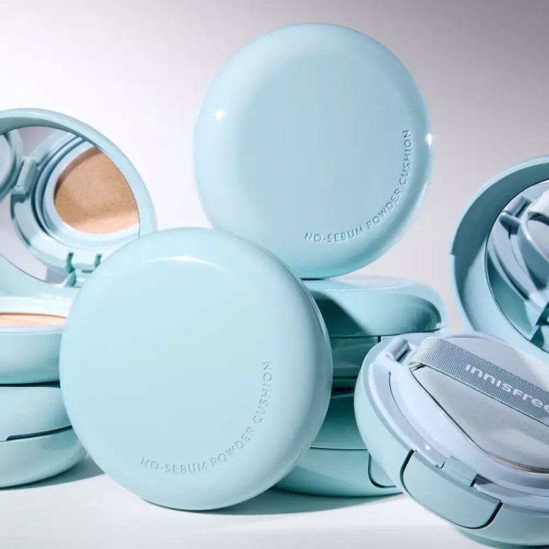 Innisfree 이니스프리 노세범 파우더 쿠션 SPF35 PA++ 14g / 커버