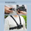 Adjustable Sports Camera Chest Strap, Quick Release Action Camera Chest