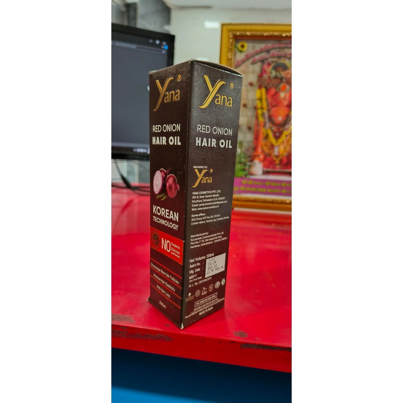 Yana Yana Red Onion Hair Oil For Hair longer By