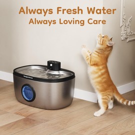 Keygarzone Cat Water Fountain Filter: Replacement for ZCW001, 6 Pack Pet Water Fountain and Pump Filters for Cats & Dogs, 5-Layer Activated Carbon Filters