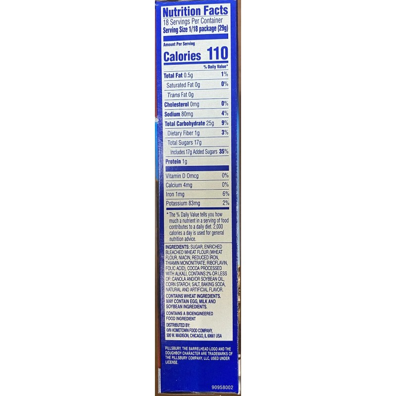 Pillsbury 2x Pillsbury CHOCOLATE FUDGE 13" X 9" Family size