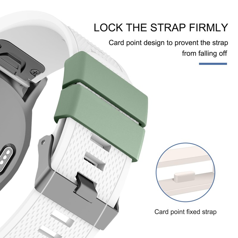 6 Pcs Strap Loop for Garmin Forerunner 255, 265, Venu