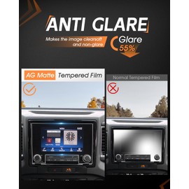 CDEFG Matte Tempered Glass for 2022-2024 Nissan Frontier Screen Protector, 9 Inch Touchscreen Accessories Anti-Glare