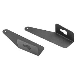 21ST For 14+ Jeep Cherokee KL Windshield Roof Rail 42" LED Light Bar Steel Mount Kit