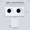 MENG ZHI AO Large Eyes Decorative Wall Clock Creative Funny