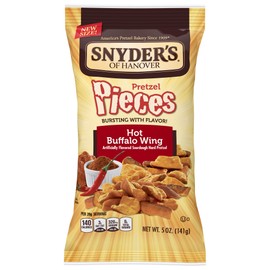 Snyder's of Hanover Pretzel Pieces, Hot Buffalo Wing, 5 Ounce (Pack of 8)