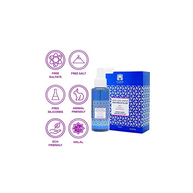 Valquer Pack Anticaída Fórmula Zero Shampoo 400 ml y Loción