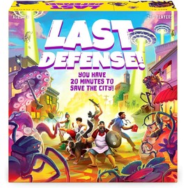 Funko Games Funko Board Signature Last Defense Game - Light Strategy Board Game for Children & Adults (Ages 10+) - 2-4 Players - Collectible Vinyl Figure - Gift Idea