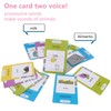 Spanisch Englisch Sprechende Flashcards,Zweisprachig Sprechende Flashcards,Lernspielzeug für Kleinkinder2-5 Jahre Alt,