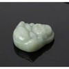 A9823 Jade Amulet Hotei Style Myanmar Jade Gemstone Pendant Necklace