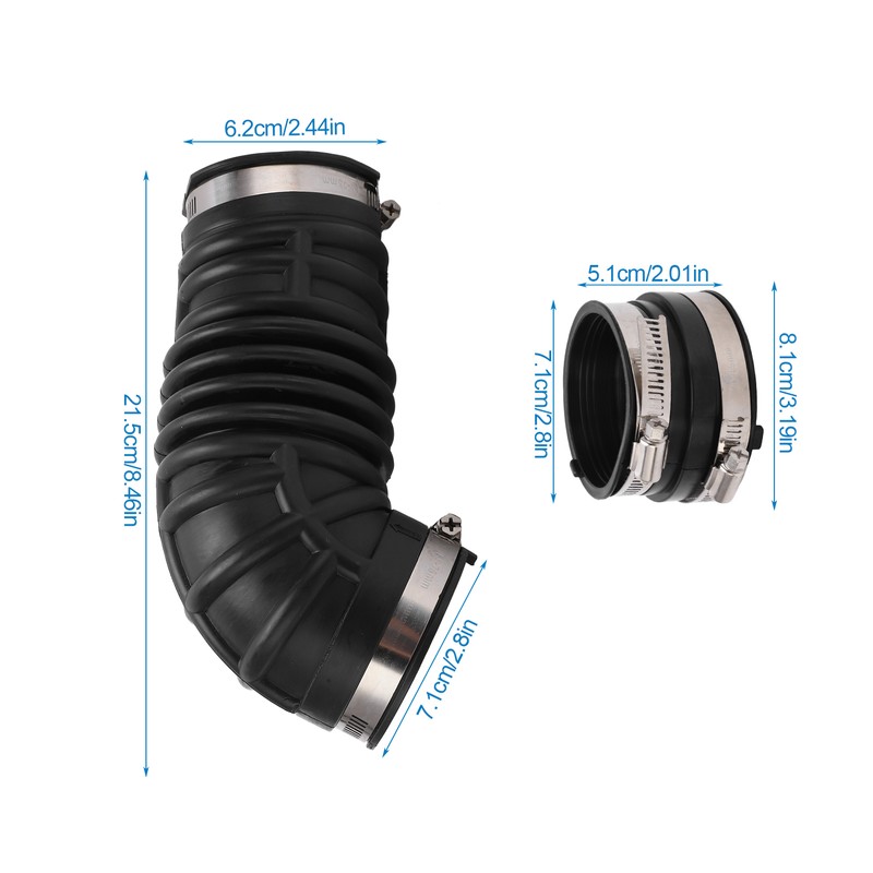 Engine Air Intake Tube Hose Duct Boot EPDM High Tenacity