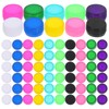 IMIKEYA Pack of 100 Plastic Bottle Lids, Colourful Bottle Lids,