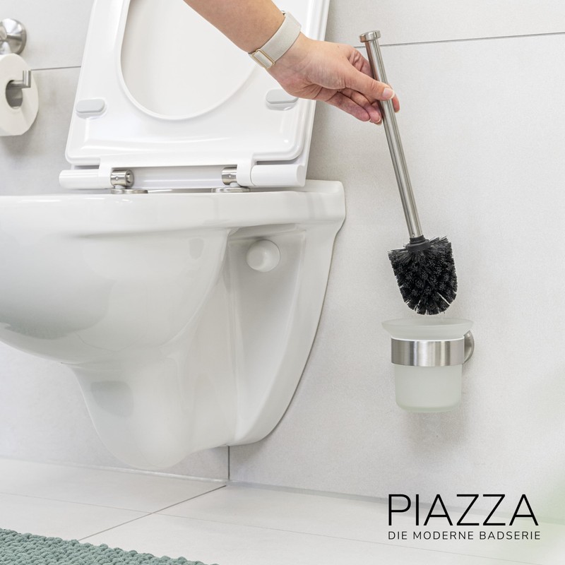 Bremermann® Piazza Bathroom Range/LUCENTE – Toilet Brush Stainless Steel Handle