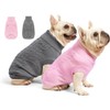 Large Dog Sweater - Roseelk 2 Pack Turtleneck