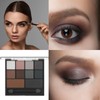 Fychuo Smokey Eyeshadow Palette Black Eyeshadow Grey Eye Shadow Pallets