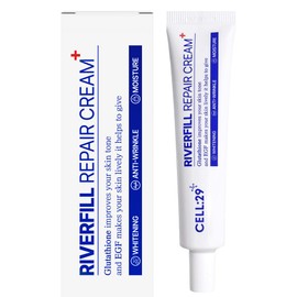 Crema Reparadora Riverfill Egf Centella Niacinamida Hidratante Para Arrugas Profundas Antienvejecimiento Rejuvenecimiento Patas De Gallo Piel De Cristal Cuidado De La Piel Coreano Bar