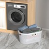 Idotry 40 L Large Plastic Laundry Hamper, Ventilated Clothes Basket