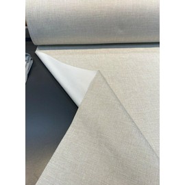 Motion Linen Blackout Husk Cream Fabric by The Yard no Light Passes Through