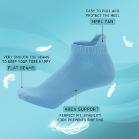 Thin Viscose Bamboo No Show Sock Men Low Cut Socks Odor Resistant Breathable Sock 5 Pairs (CA/US, Alpha, Large, Regular, Regular, Blue)